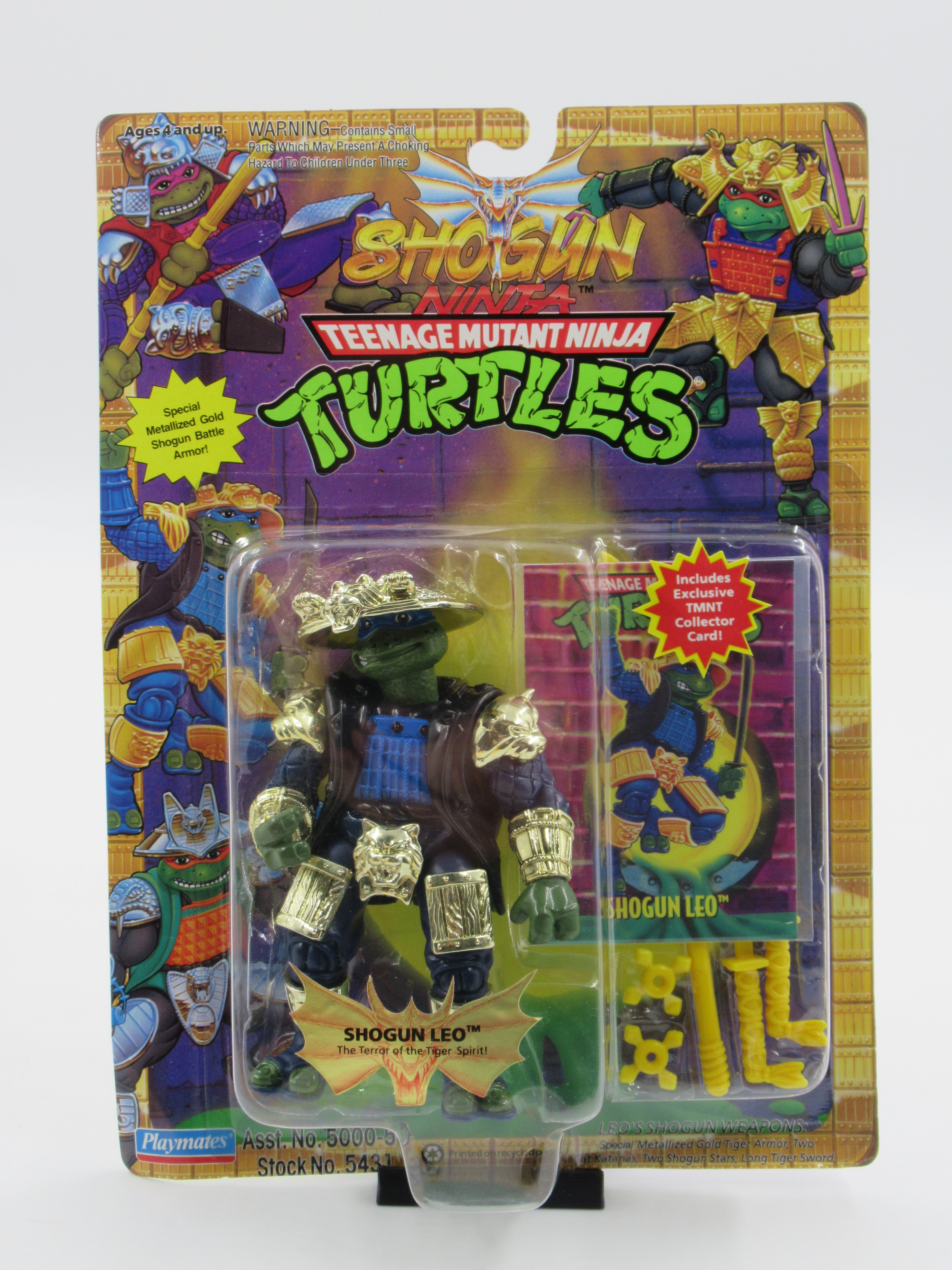 Teenage Mutant Ninja Turtles Shogun Leo 4.5" Figure TMNTs - Playmates (1994)
